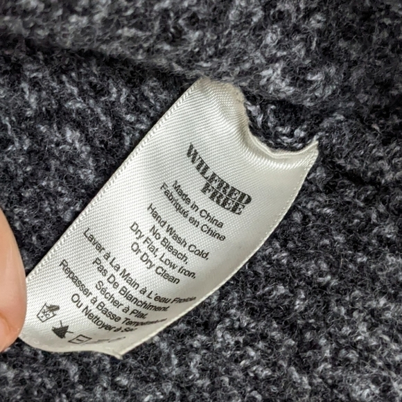 ARITZIA Wilfred Lin wool sweater in heather Grey Small @Z - Picture 2 of 9